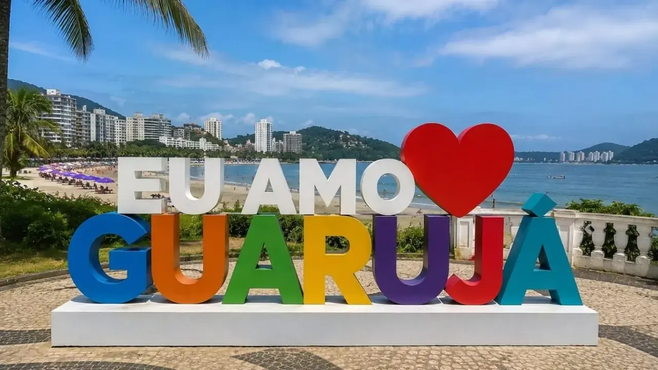 Praia do Guarujá, litoral de São Paulo